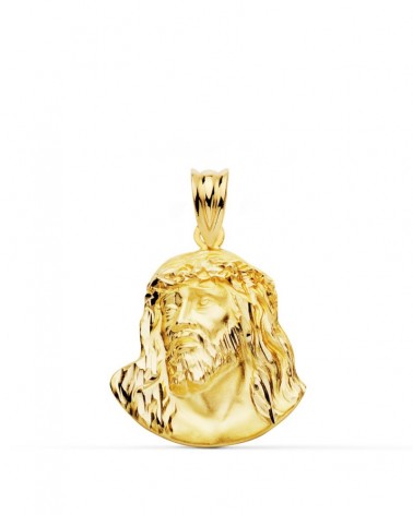 Colgante oro 18k Cristo de Murillo 23x18 mm