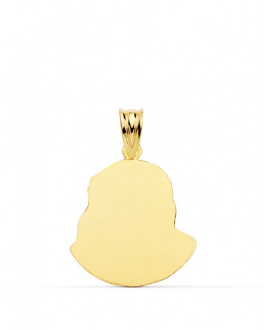 Colgante oro 18k Cristo de Murillo 23x18 mm