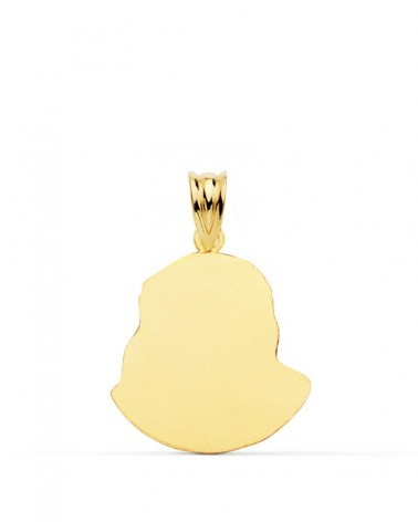 Colgante oro 18k Cristo de Murillo 23x18 mm