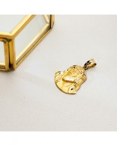 Colgante oro 18k Cristo de Murillo 23x18 mm