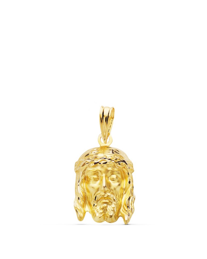 Colgante oro 18k Cristo de la Buena Muerte 19x12mm