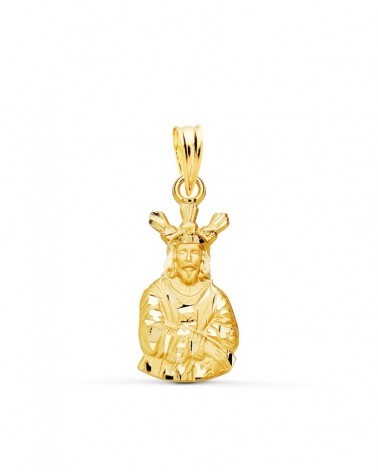 Medalla oro 18k Cristo Cautivo 18x10mm