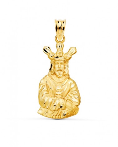 Medalla oro 18k Cristo Cautivo 28x16mm