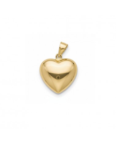 Colgante oro 18k corazón pequeño 7x9mm