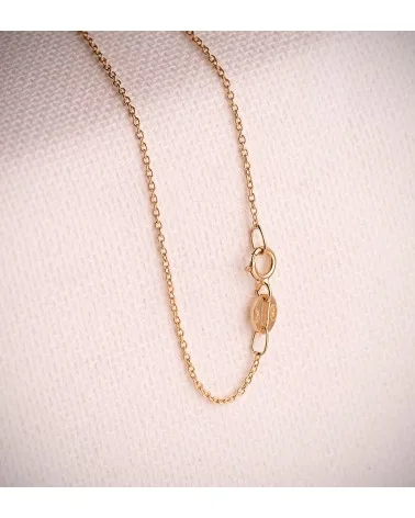Cadena oro 18k rolo maciza 40 cm 1 mm - foto 4