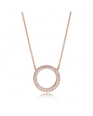 PINK PANDORA NECKLACE 580515cz