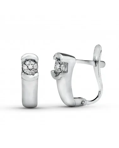 Pendientes oro 18k brillantes