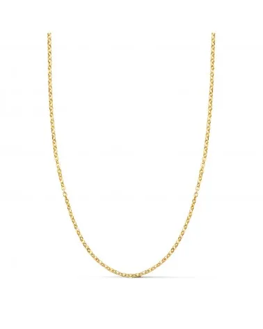 Cadena oro 18k forzada hueca 50 cm 1,2 mm 1,8 gramos