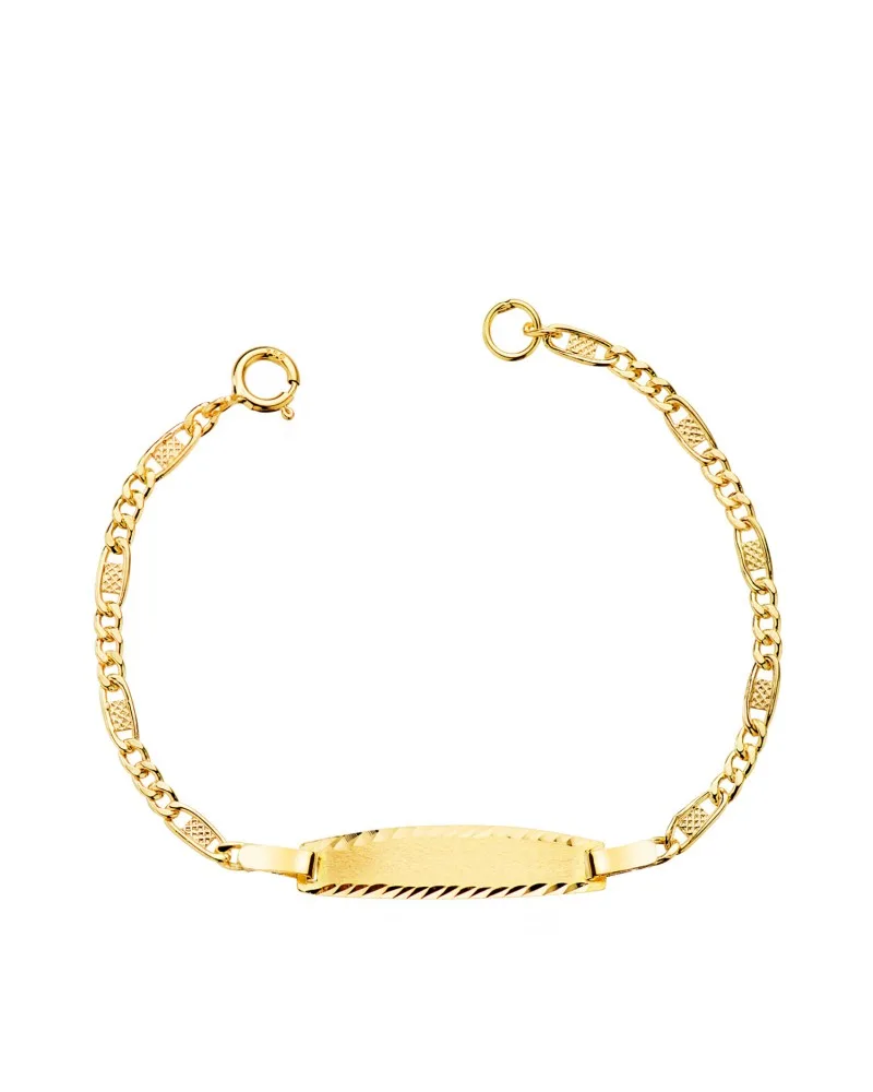 Esclava oro 18k amarillo 3x1