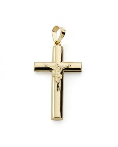 Cruz oro 18k amarillo con Cristo