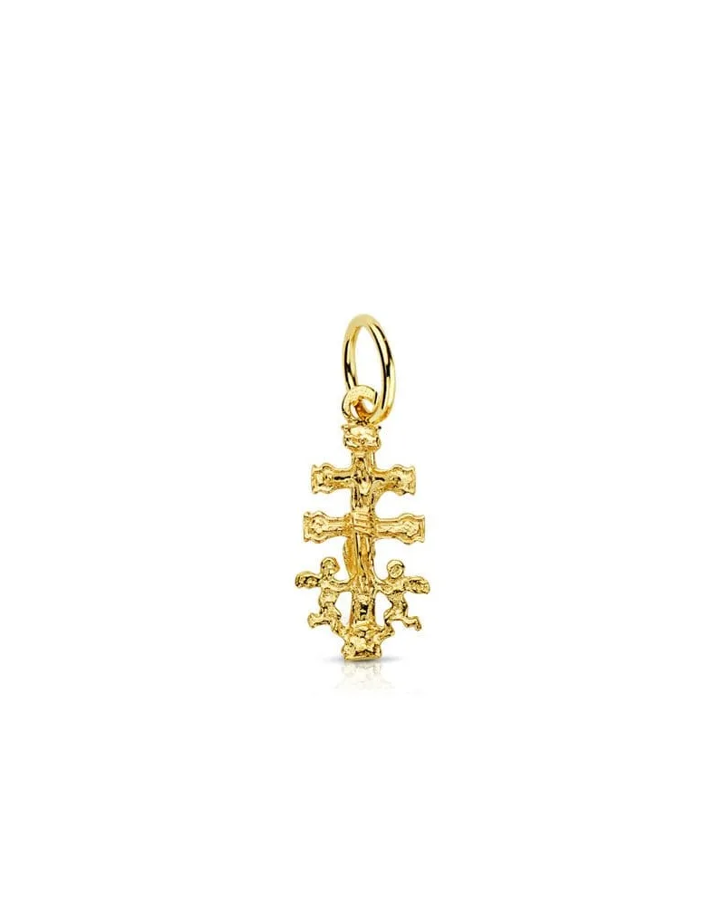 Cruz oro 18k amarillo Caravaca