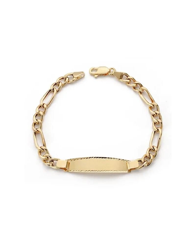 Esclava oro 18k amarillo 3x1 19 cm