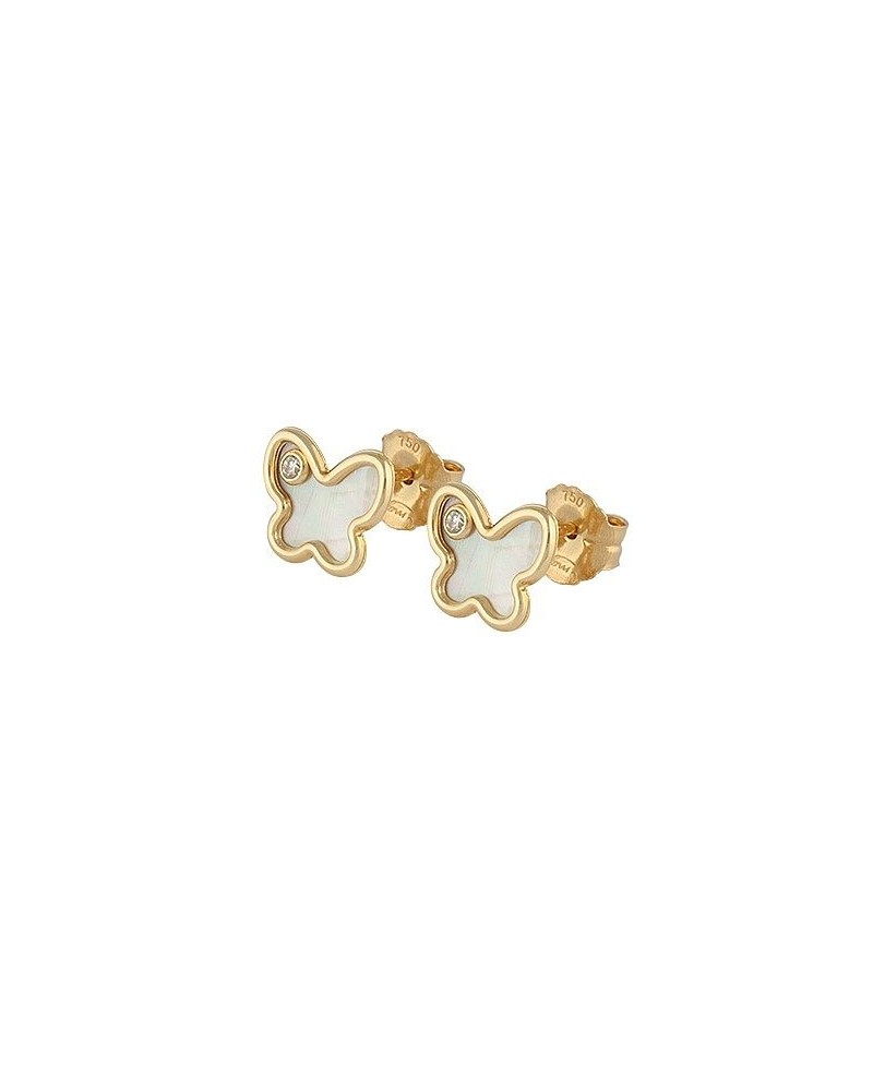 PENDIENTES MARIPOSA ORO 18K