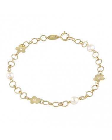PULSERA ORO Y PERLAS CULTIVADAS