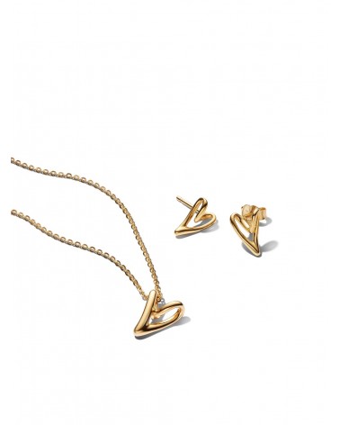 Conjunto de Regalo Corazón de Forma Orgánica Pandora BA2614