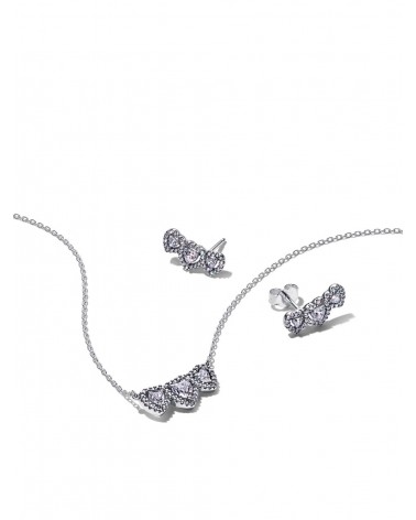 Conjunto de Regalo Triple Corazones y Halos Pandora BA2616