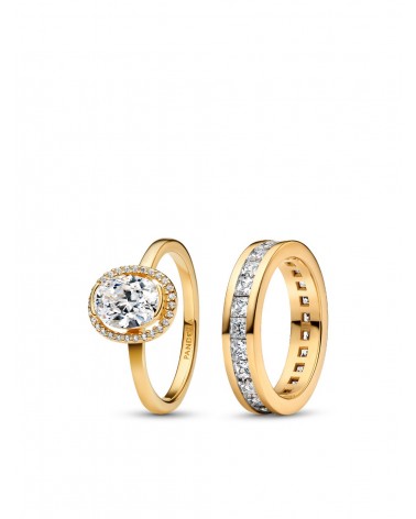 Conjunto de Regalo Anillos Brillantes Pandora BC2516