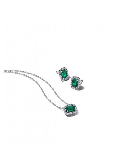 Conjunto de Regalo Halo Verde de Pandora Timeless BC2613