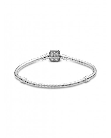 Pulsera Pandora Moments Cadena de Serpiente con cierre de firma 590723CZ - foto 2