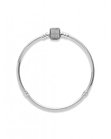 Pulsera Pandora Moments Cadena de Serpiente con cierre de firma 590723CZ - foto 3