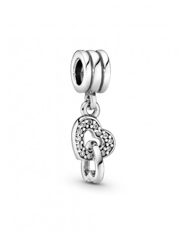 Charm Pandora Colgante Corazones Entrelazados 791242CZ