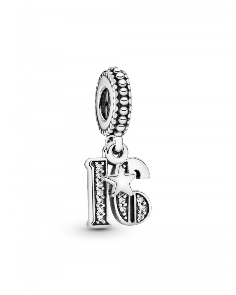 Charm Pandora colgante en plata de ley 16 Años de Amor 797261CZ