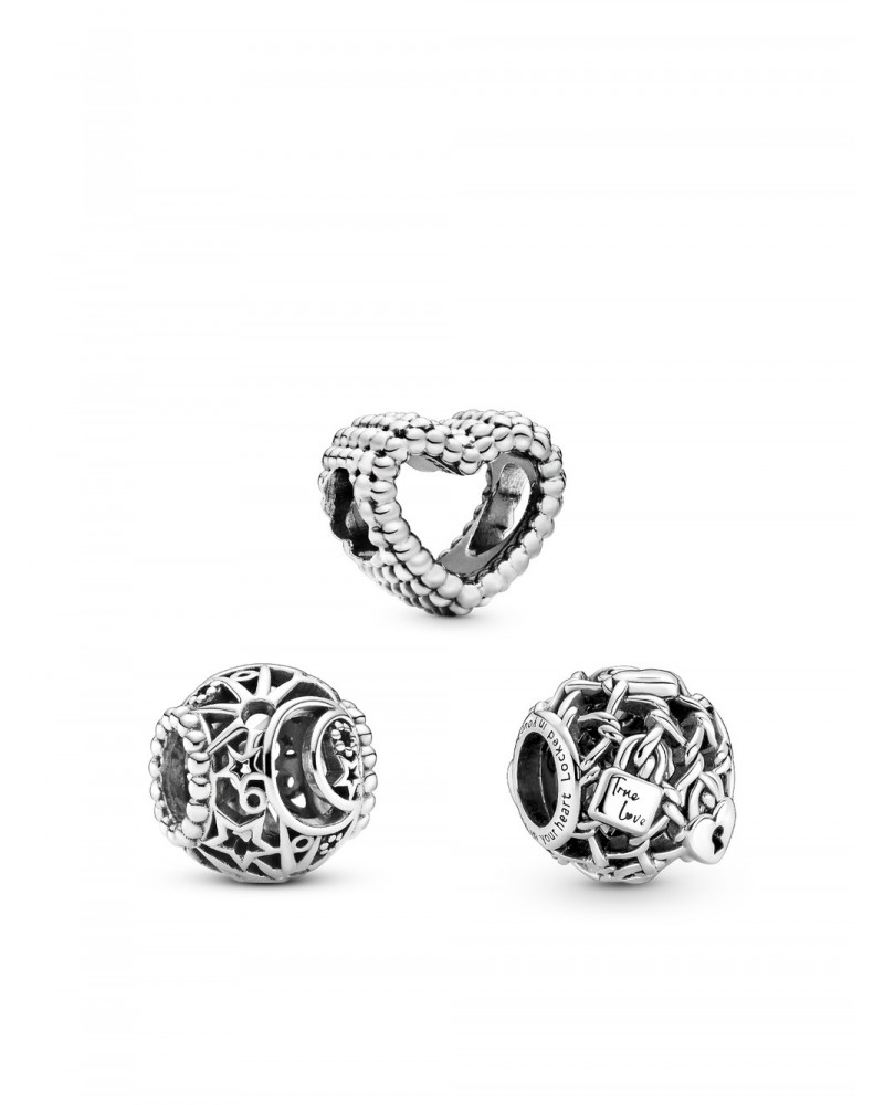Conjunto de Regalo Trío de Charms Filigrana Pandora B89A2489