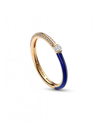 Anillo Pandora Dual Azul y Pavé 162528C01 - foto 3
