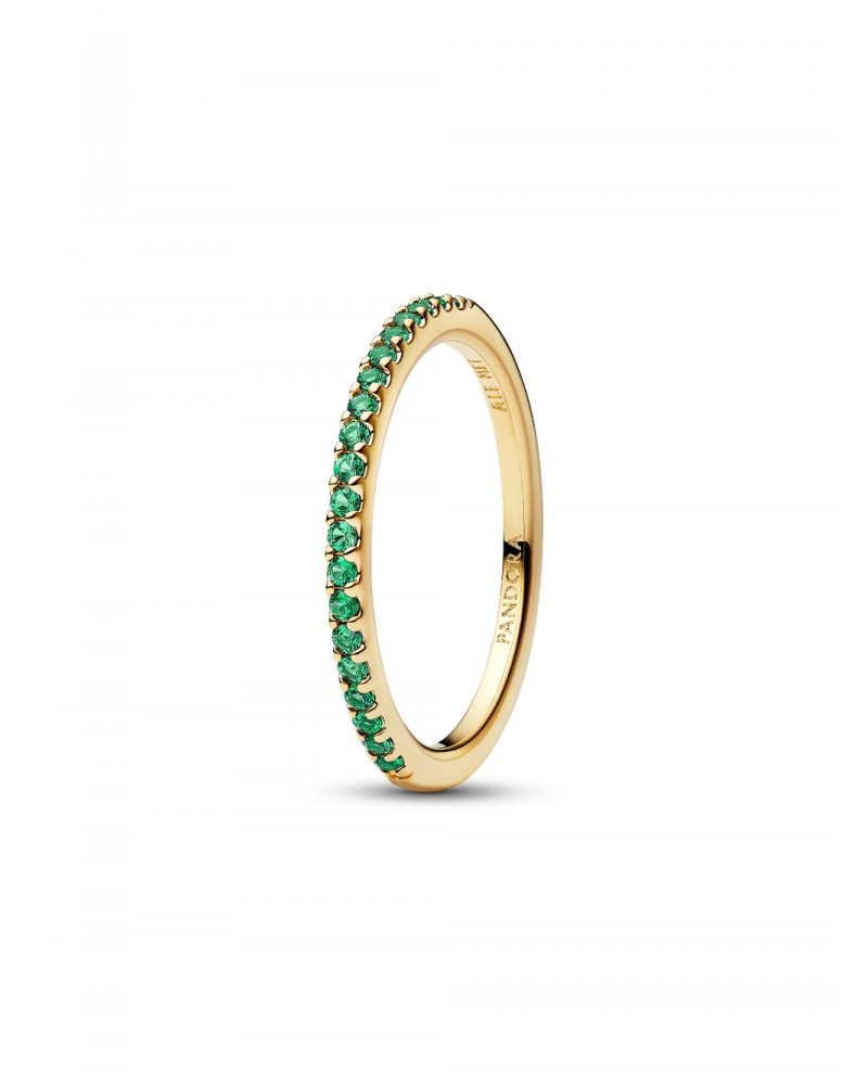 Anillo Pandora Banda Verde Brillante 162999C03