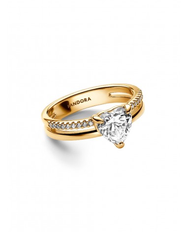 Anillo Pandora Corazón Doble Alianza 163100C01 - foto 2