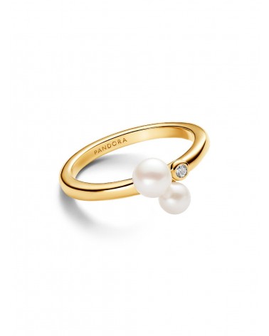 Anillo Pandora Dúo de Perlas Cultivadas de Agua Dulce Tratadas 163156C01 - foto 2