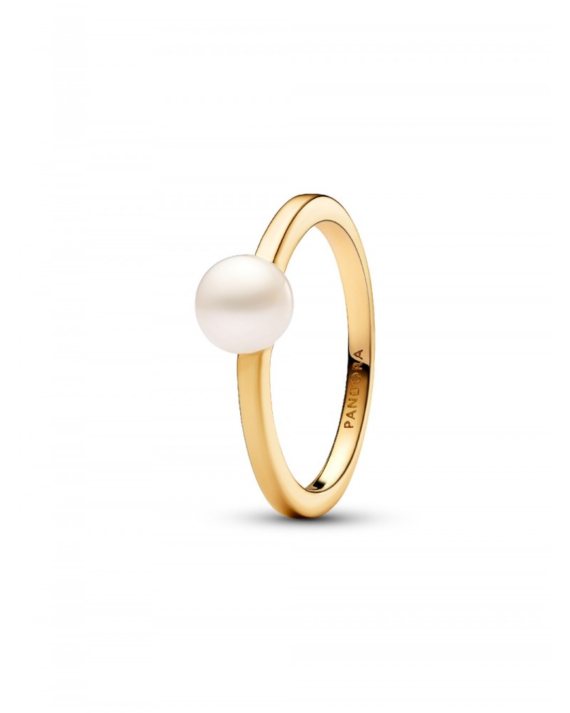 Anillo Pandora Perla Cultivada de Agua Dulce Tratada 163157C01