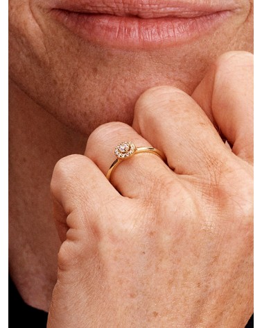 Anillo Pandora Halo Redondo en Pavé 163554C01 - foto 3