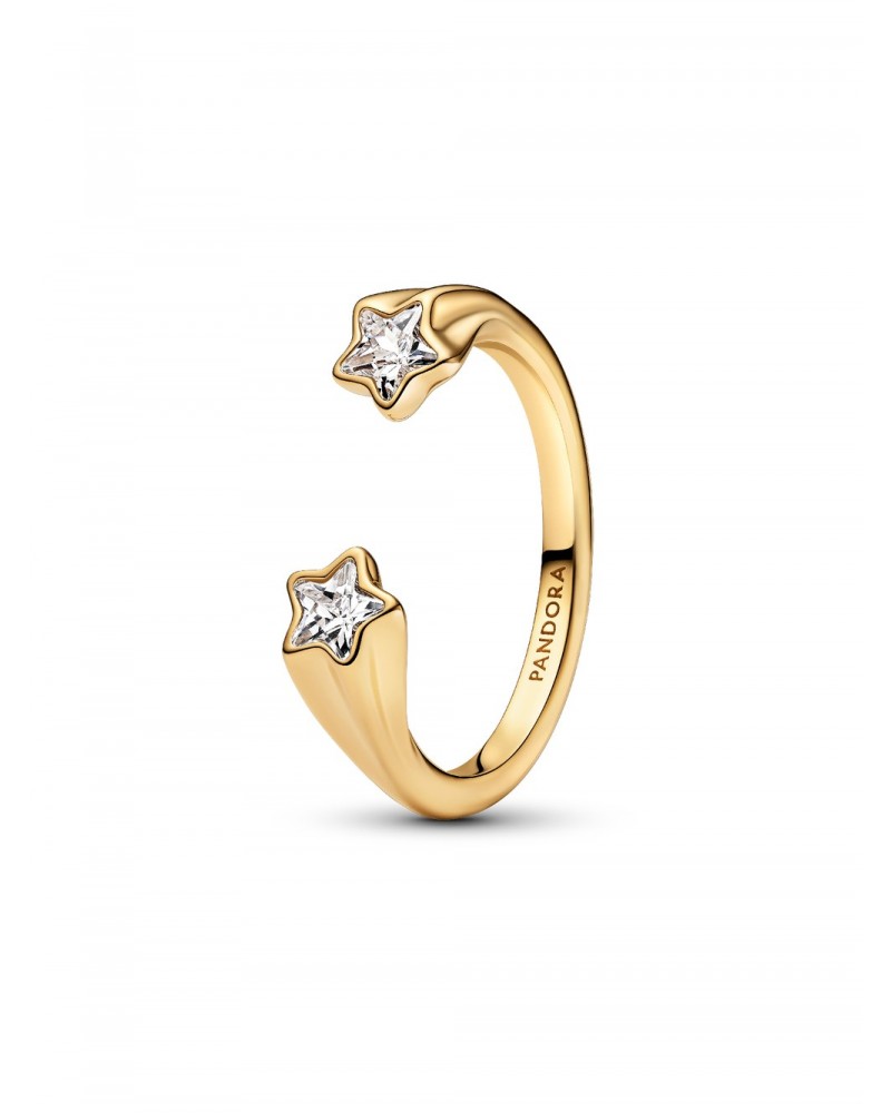 Anillo Pandora Abierto Estrellas Fugaces 163582C01