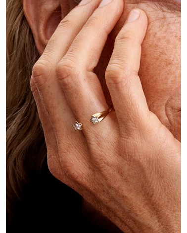 Anillo Pandora Abierto Estrellas Fugaces 163582C01 - foto 3