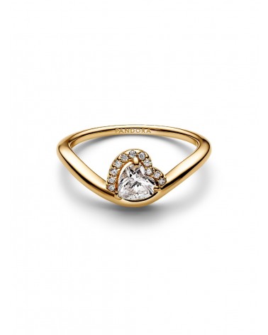 Anillo Pandora Corazón Ondulado 163660C01 - foto 2