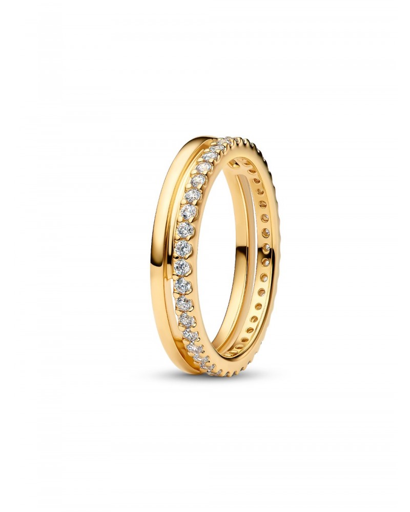 Anillo Pandora Doble Banda 163799C01