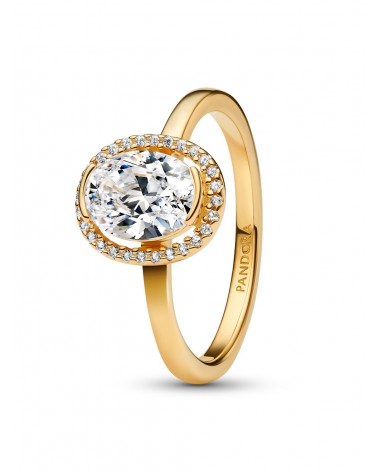 Anillo Pandora Halo Ovalado Brillante 163802C01