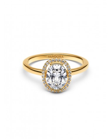 Anillo Pandora Halo Ovalado Brillante 163802C01 - foto 2