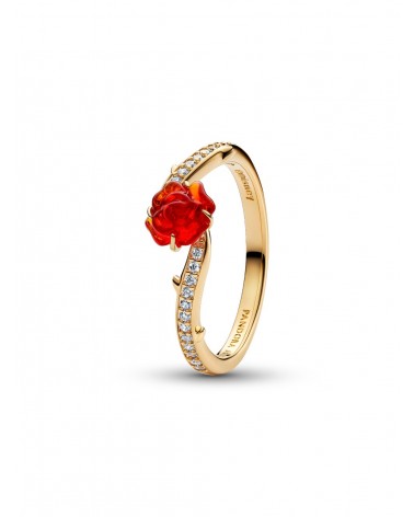 Anillo Pandora Rosa Encantada de la Bella y la Bestia de Disney 163984C01