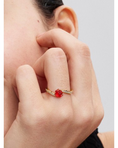Anillo Pandora Rosa Encantada de la Bella y la Bestia de Disney 163984C01 - foto 3
