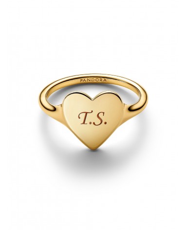 Anillo Pandora Corazón Grabable 163988C00 - foto 2