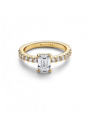 Anillo Pandora Halo Rectangular Brillante 164506C01 - foto 2