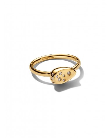 Anillo Pandora Sello Óvalo Pequeño con Gemas Engastadas 164672C01 - foto 2