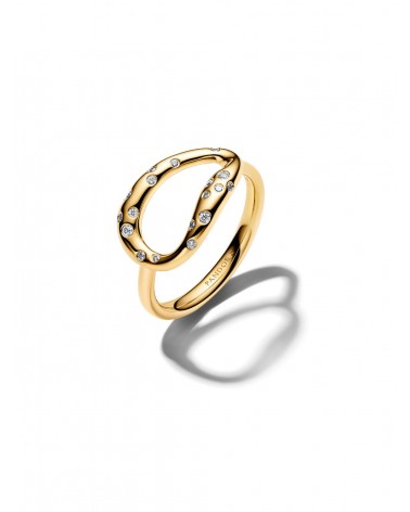 Anillo Pandora Forma Orgánica con Gemas Engastadas 164676C01