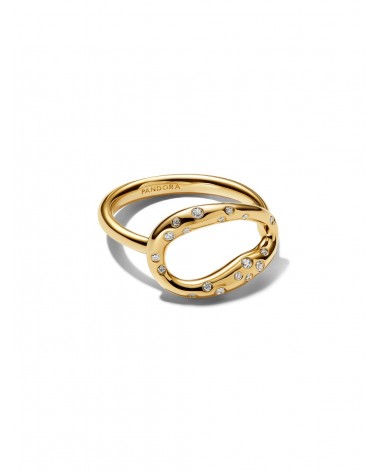 Anillo Pandora Forma Orgánica con Gemas Engastadas 164676C01 - foto 2