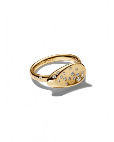 Anillo Pandora Sello Óvalo Mediano con Gemas Engastadas 164707C01 - foto 2