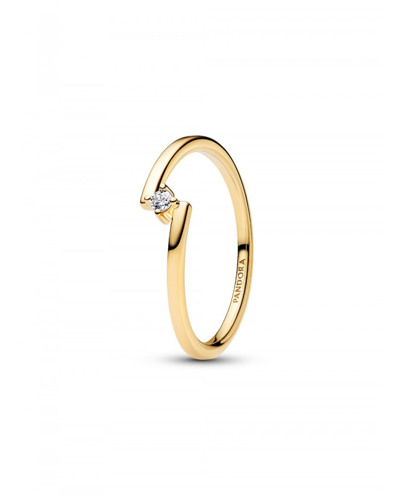 Anillo Pandora Solitario Abierto 165110C01