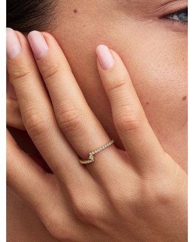 Anillo Pandora Abierto en Pavé Brillante 165111C01 - foto 3
