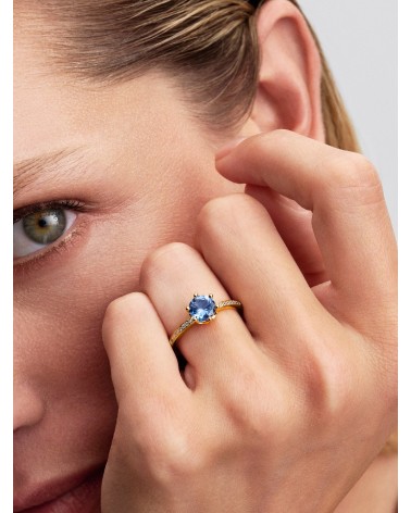 Anillo Pandora Corona Brillante Azul 168289C02 - foto 3